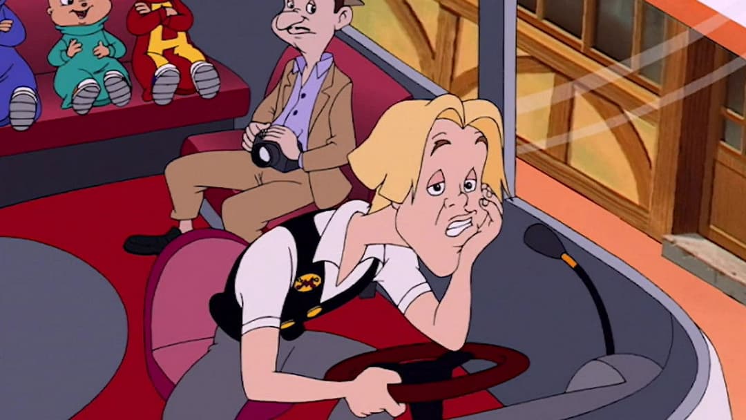 Alvin and the Chipmunks Meet Frankenstein backdrop 2