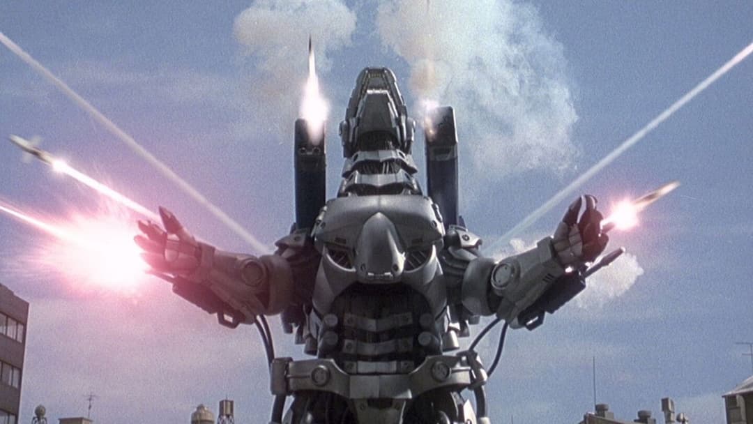 Godzilla Against MechaGodzilla backdrop 6
